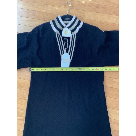 Emily McCarthy Lolli Sweater Dress-Black Novelty Knit NWT size small - Picture 5 of 6